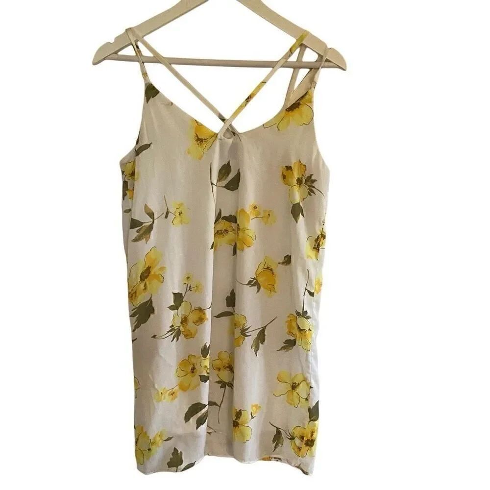 Oscar St sleeveless blouse yellow flowers medium